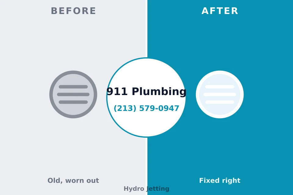 Before and after: plumbing company Opp, AL